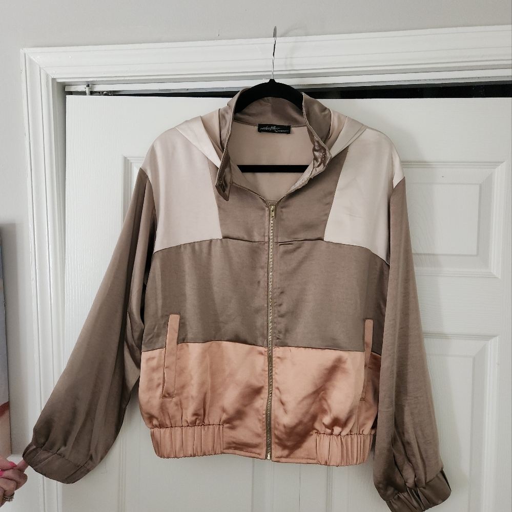 Colorblock Silly Bomber Jacket